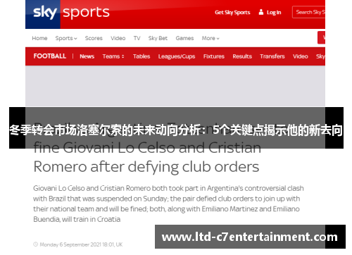 冬季转会市场洛塞尔索的未来动向分析：5个关键点揭示他的新去向